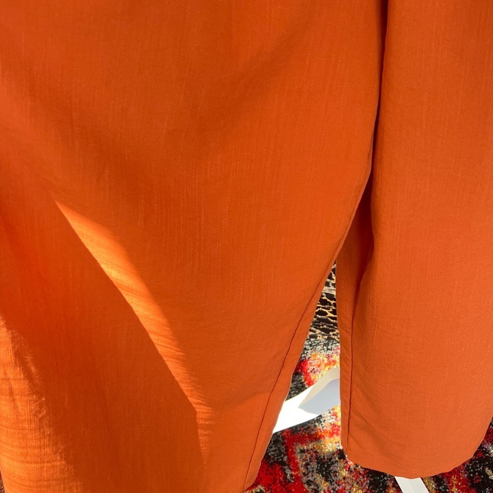Pumpkin Color Jumpsuit - Picture 3 of 5